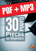 30 Piano Pieces for Beginners (pdf + mp3)