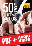 50 Easy Guitar Solos (pdf + mp3 + videos)