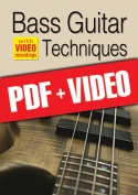 Bass Guitar Techniques (pdf + videos)