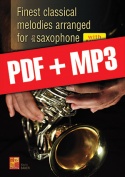 Finest classical melodies arranged for saxophone (pdf + mp3)