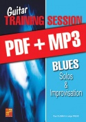 Guitar Training Session - Blues Solos & Improvisation (pdf + mp3)