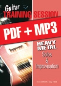 Guitar Training Session - Heavy Metal Solos & Improvisation (pdf + mp3)