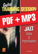 Guitar Training Session - Jazz Solos & Improvisation (pdf + mp3)