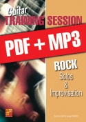 Guitar Training Session - Rock Solos & Improvisation (pdf + mp3)