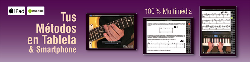 Métodos de música para tableta iPad o Android