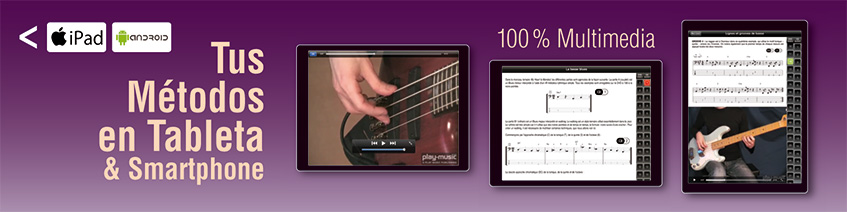 Métodos de bajo para tableta iPad o Android